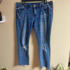 Lucky Brand Distressed Charlie Skinny Jeans